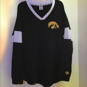 VS Pink Iowa Hawkeyes Jersey Shirt